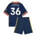 Maillot de foot Arsenal Martin Zubimendi #36 Extérieur vêtements enfant 2026-27 Manches Courtes (+ pantalon court)